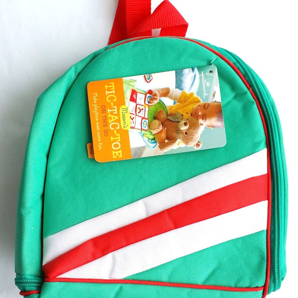 Brand NEW Hallmark Tic Tac Toe Game Toddler Kid Children Backpack Bag